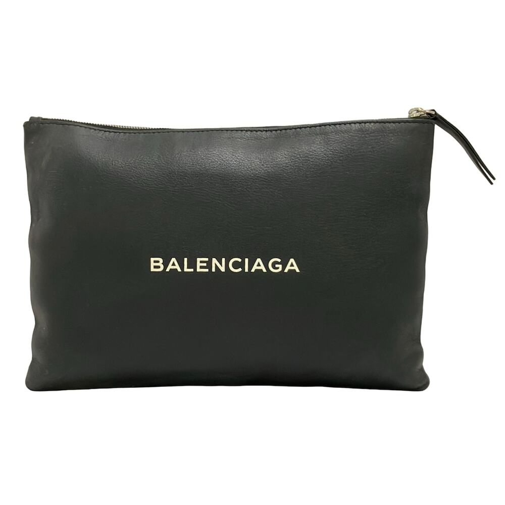 Balenciaga Everyday Logo Clip M Clutch Bag 485110
